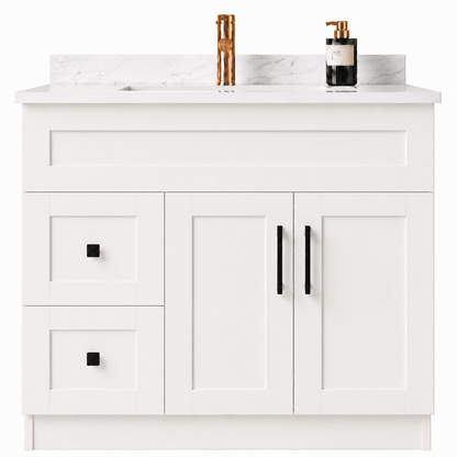 42" Modena MDF Shaker Free Standing Bathroom Vanity - RenoPro Co.