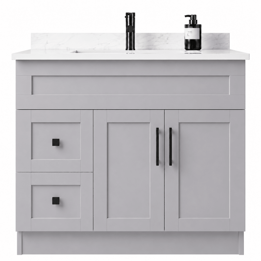 42" Modena MDF Shaker Free Standing Bathroom Vanity - RenoPro Co.
