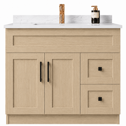 42" Modena MDF Shaker Free Standing Bathroom Vanity - RenoPro Co.