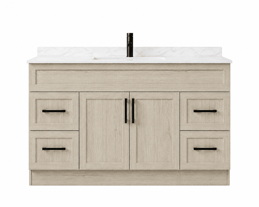 48" Modena MDF Shaker Free Standing Bathroom Vanity - RenoPro Co.