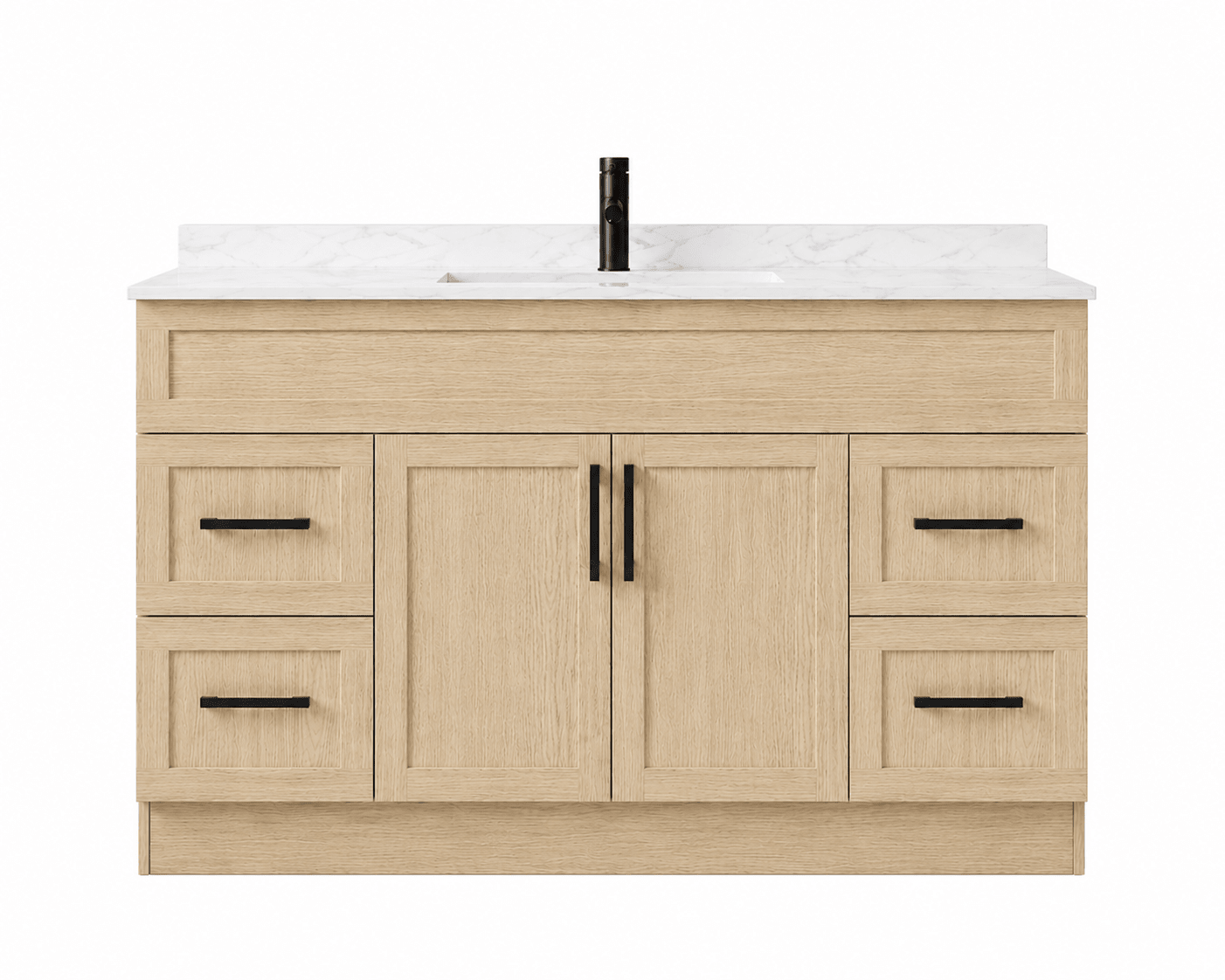 48" Modena MDF Shaker Free Standing Bathroom Vanity - RenoPro Co.