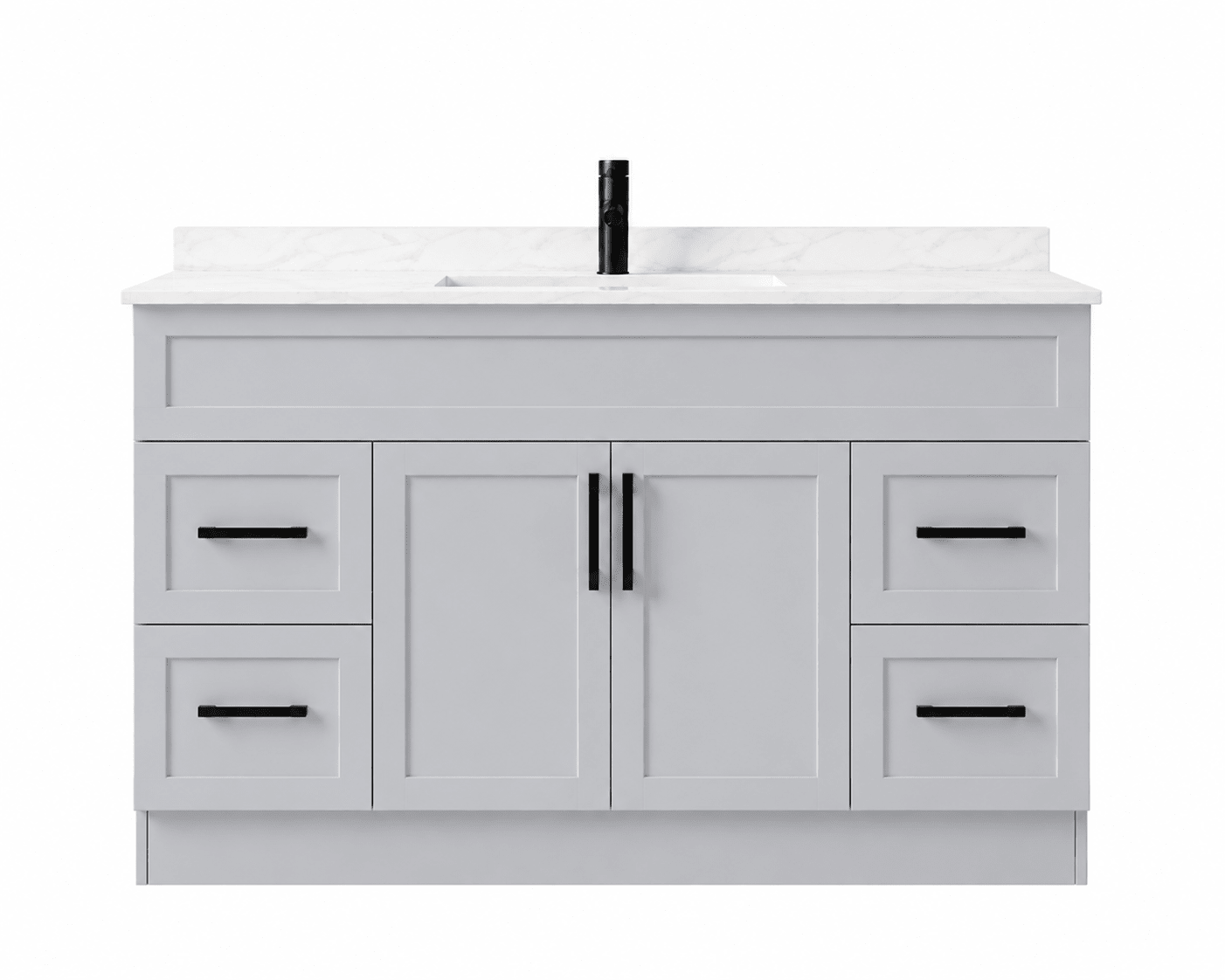 48" Modena MDF Shaker Free Standing Bathroom Vanity - RenoPro Co.