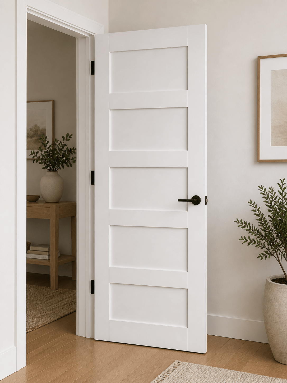 5 Panel Shaker Solid Core Interior Door - RenoPro Co.