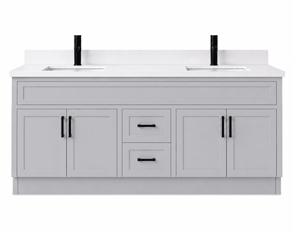 60" Modena MDF Shaker Free Standing Bathroom Vanity - RenoPro Co.
