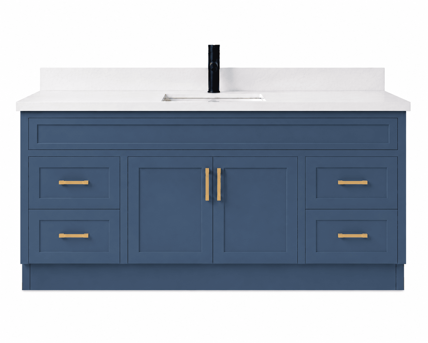 60" Modena MDF Shaker Free Standing Bathroom Vanity - RenoPro Co.
