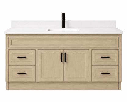 60" Modena MDF Shaker Free Standing Bathroom Vanity - RenoPro Co.