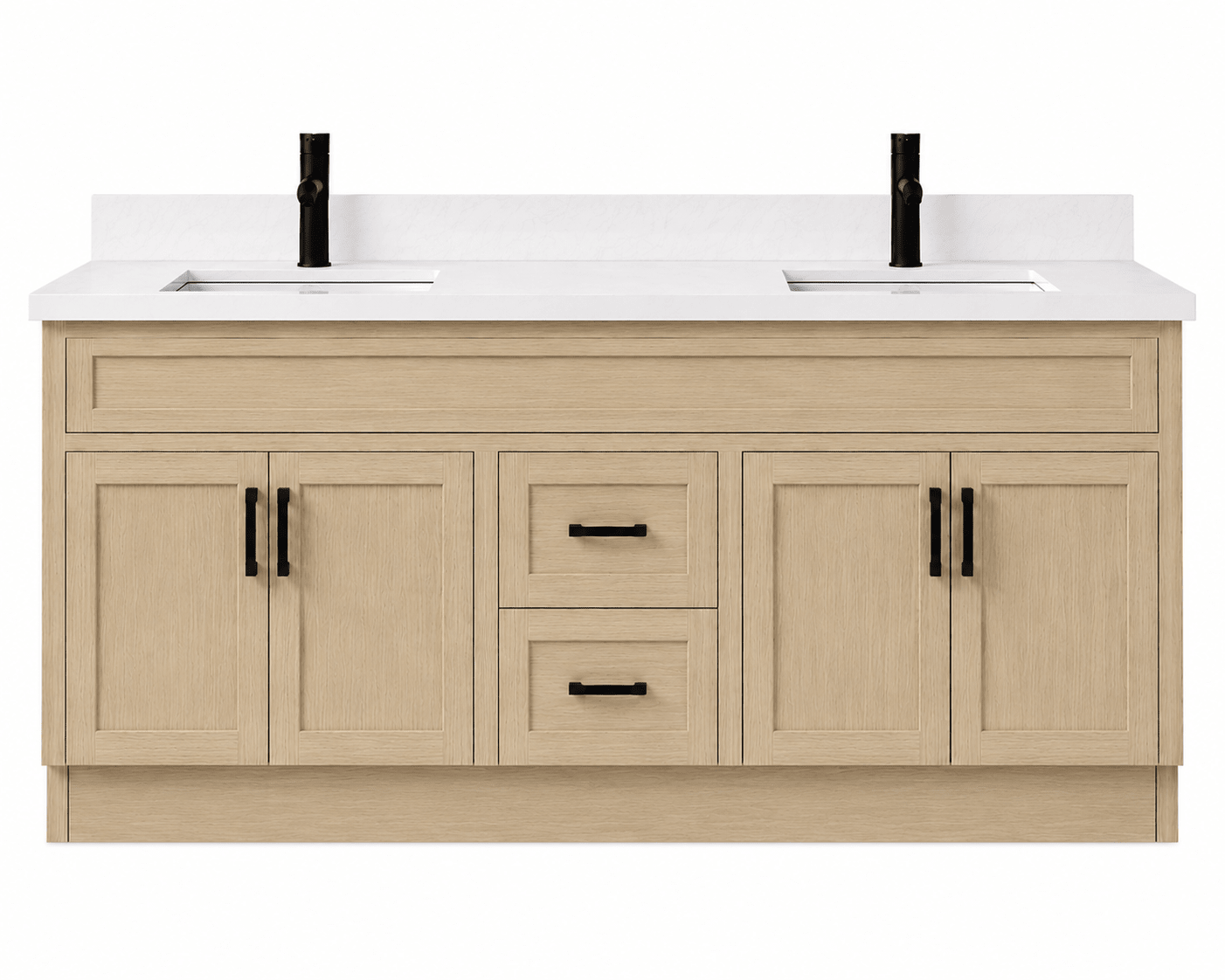 60" Modena MDF Shaker Free Standing Bathroom Vanity - RenoPro Co.