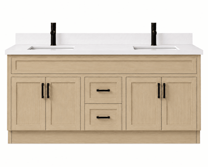 60" Modena MDF Shaker Free Standing Bathroom Vanity - RenoPro Co.