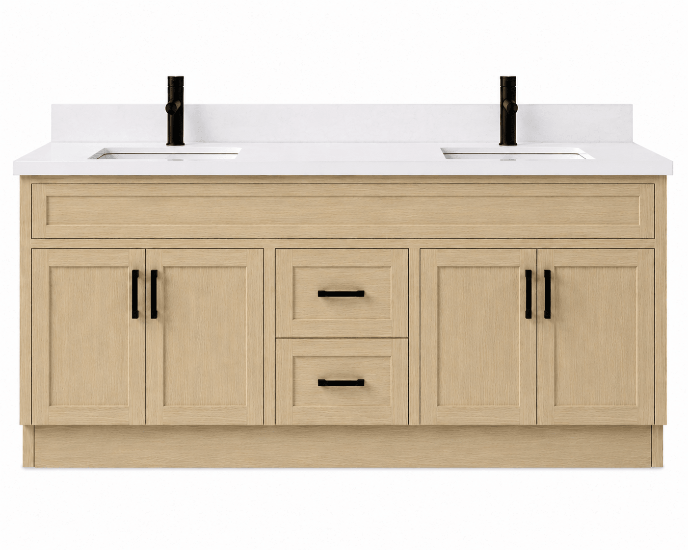 60" Modena MDF Shaker Free Standing Bathroom Vanity - RenoPro Co.