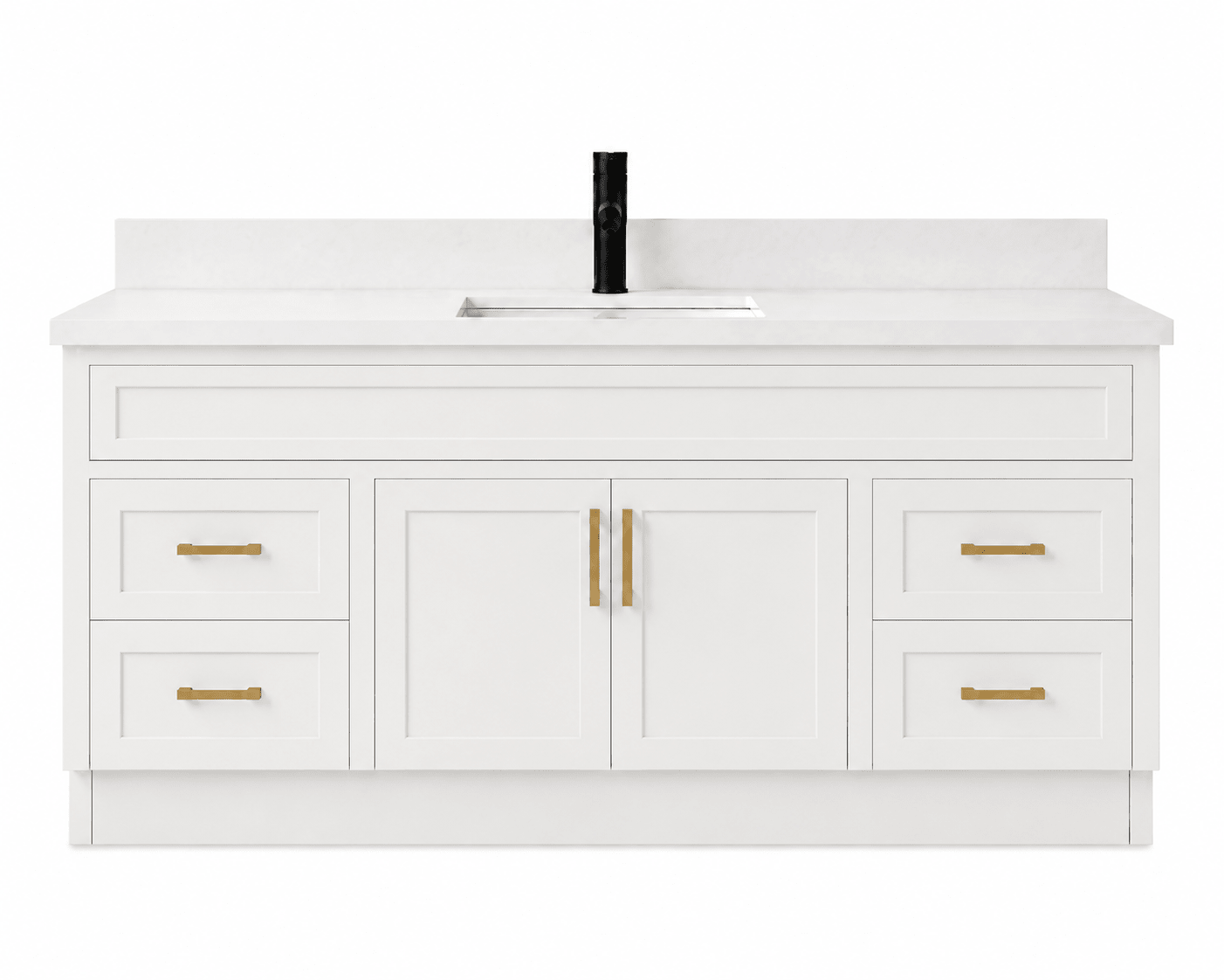 60" Modena MDF Shaker Free Standing Bathroom Vanity - RenoPro Co.