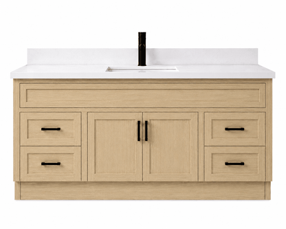 60" Modena MDF Shaker Free Standing Bathroom Vanity - RenoPro Co.