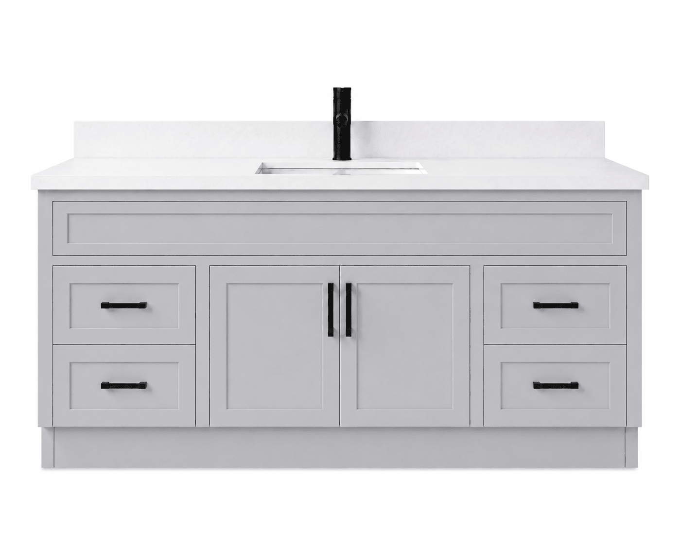 60" Modena MDF Shaker Free Standing Bathroom Vanity - RenoPro Co.