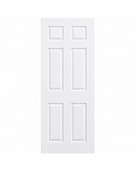 6 Panel Hollow Core Pre-Hung Interior Door