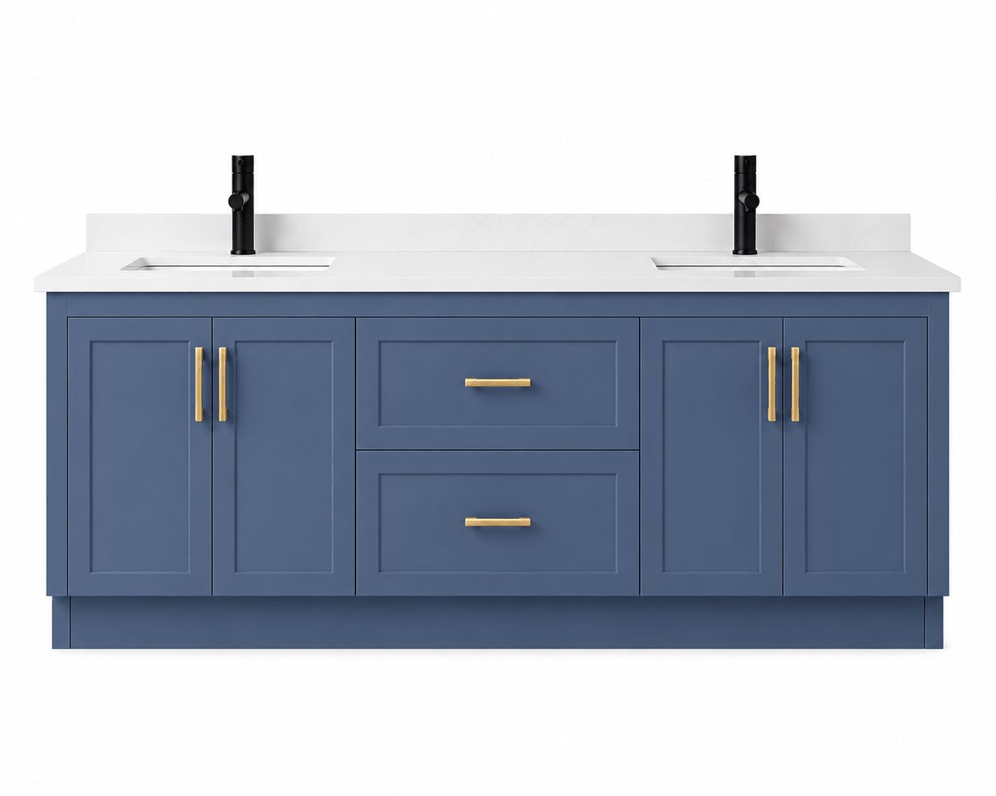 72" Modena MDF Shaker Free Standing Bathroom Vanity - RenoPro Co.