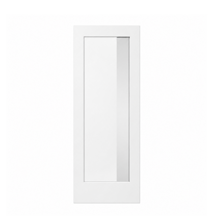 Slim Lite Frosted Glass Interior Door