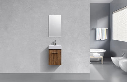 Bliss 16" Wall Mount Modern Bathroom Vanity - RenoPro Co.