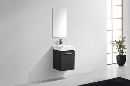 Bliss 16" Wall Mount Modern Bathroom Vanity - RenoPro Co.