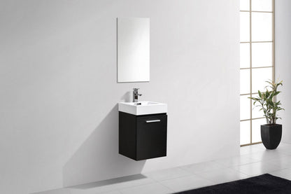 Bliss 16" Wall Mount Modern Bathroom Vanity - RenoPro Co.
