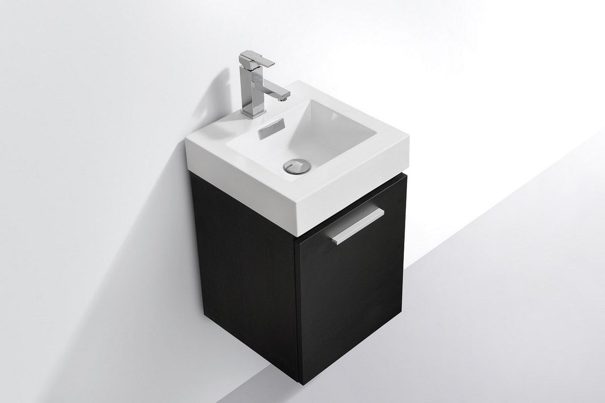 Bliss 16" Wall Mount Modern Bathroom Vanity - RenoPro Co.