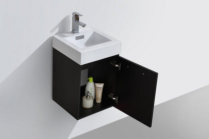 Bliss 16" Wall Mount Modern Bathroom Vanity - RenoPro Co.