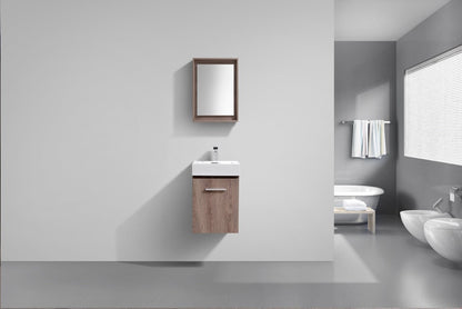 Bliss 16" Wall Mount Modern Bathroom Vanity - RenoPro Co.