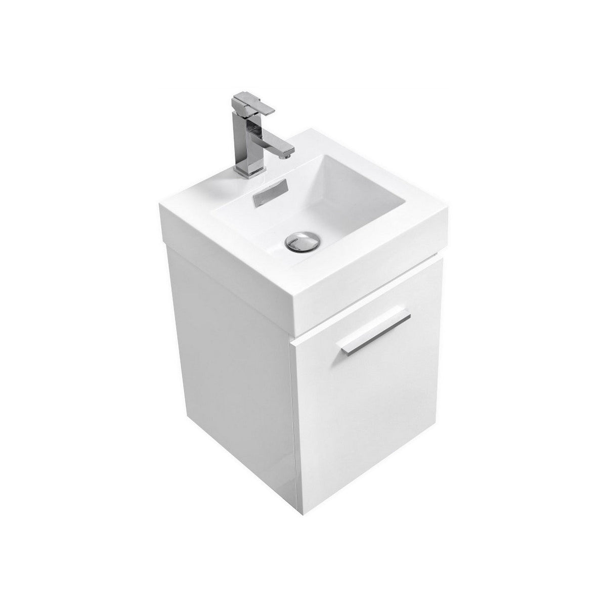 Bliss 16" Wall Mount Modern Bathroom Vanity - RenoPro Co.