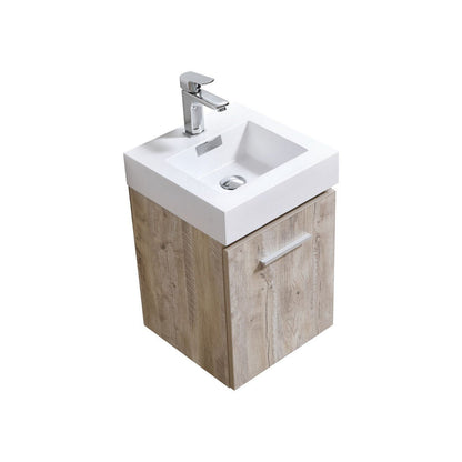Bliss 16" Wall Mount Modern Bathroom Vanity - RenoPro Co.