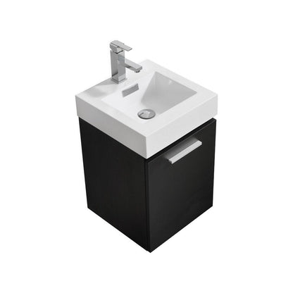 Bliss 16" Wall Mount Modern Bathroom Vanity - RenoPro Co.