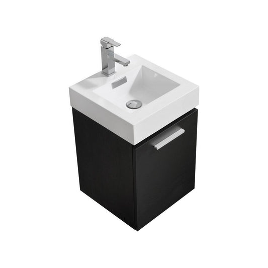 Bliss 16" Wall Mount Modern Bathroom Vanity - RenoPro Co.