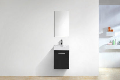 Bliss 16" Wall Mount Modern Bathroom Vanity - RenoPro Co.