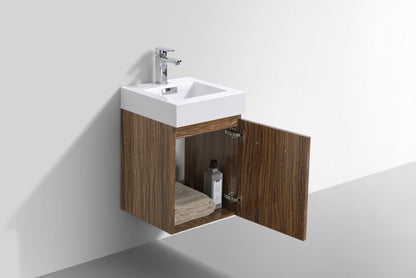 Bliss 16" Wall Mount Modern Bathroom Vanity - RenoPro Co.