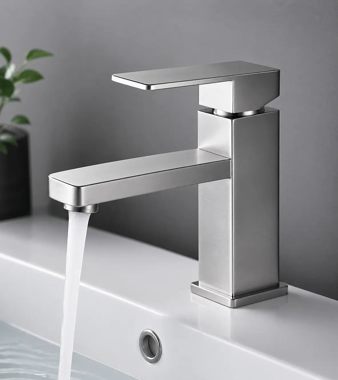 EdgeFlow Modern Bathroom Faucet – Single Handle Sink Faucet for Vanity - RenoPro Co.