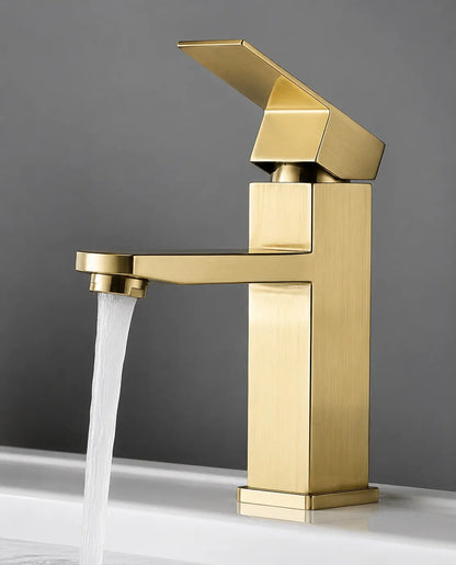 EdgeFlow Modern Bathroom Faucet – Single Handle Sink Faucet for Vanity - RenoPro Co.