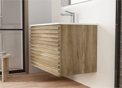 Linea Ridge Wall - Mount Modern Bathroom Vanity - RenoPro Co.
