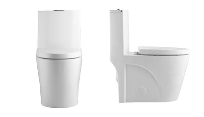Luna One-Piece Dual Flush Modern Toilet - RenoPro Co.