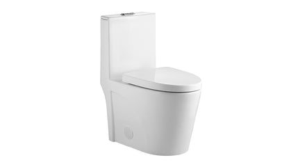 Luna One-Piece Dual Flush Modern Toilet - RenoPro Co.