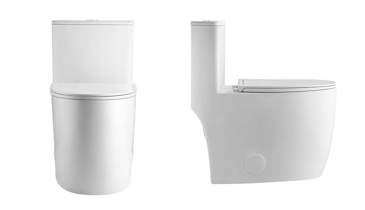 Nova One-Piece Dual Flush Modern Toilet - RenoPro Co.