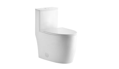 Nova One-Piece Dual Flush Modern Toilet - RenoPro Co.