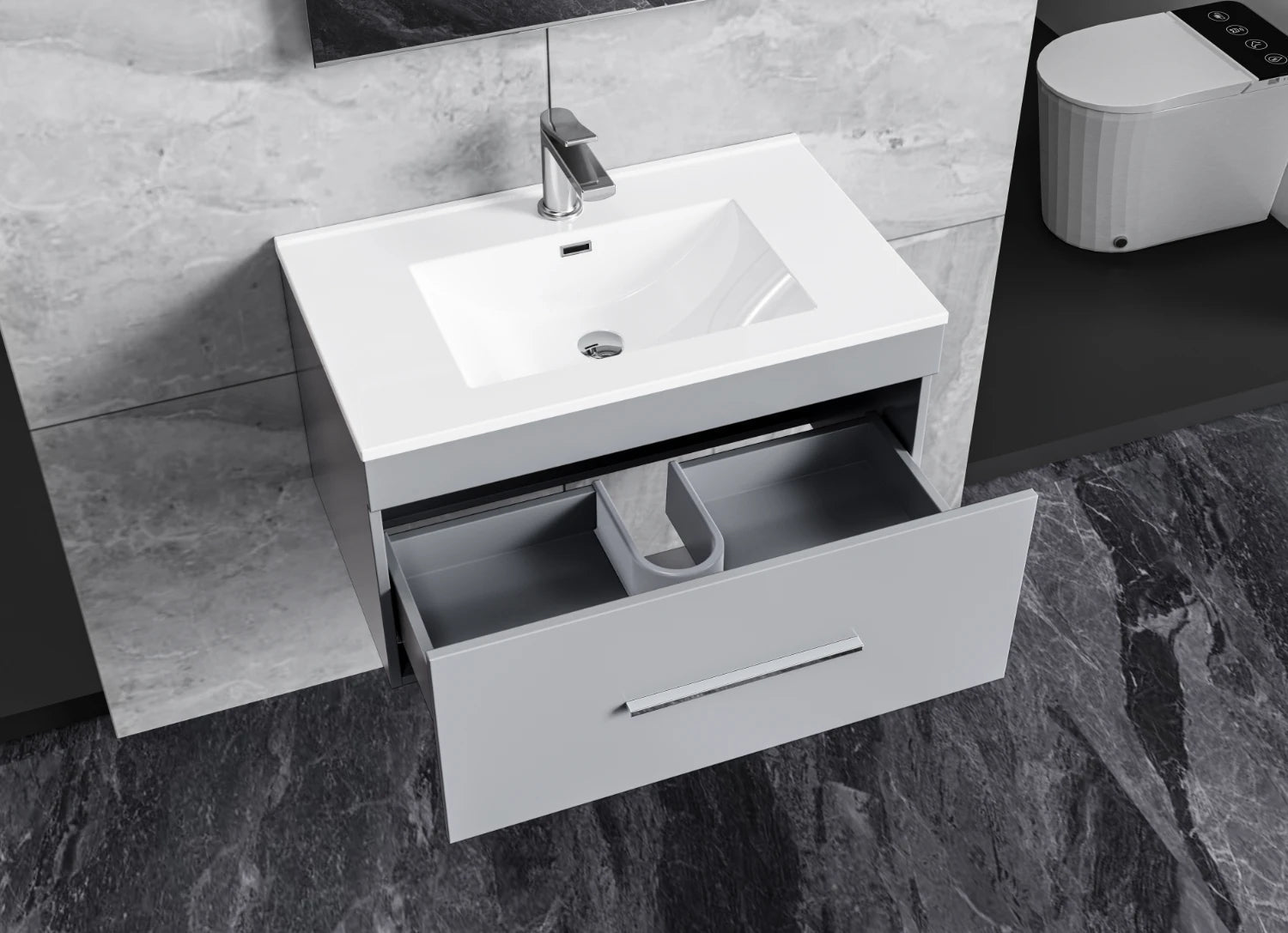 Nova Wall - Mount Modern Bathroom Vanity - RenoPro Co.